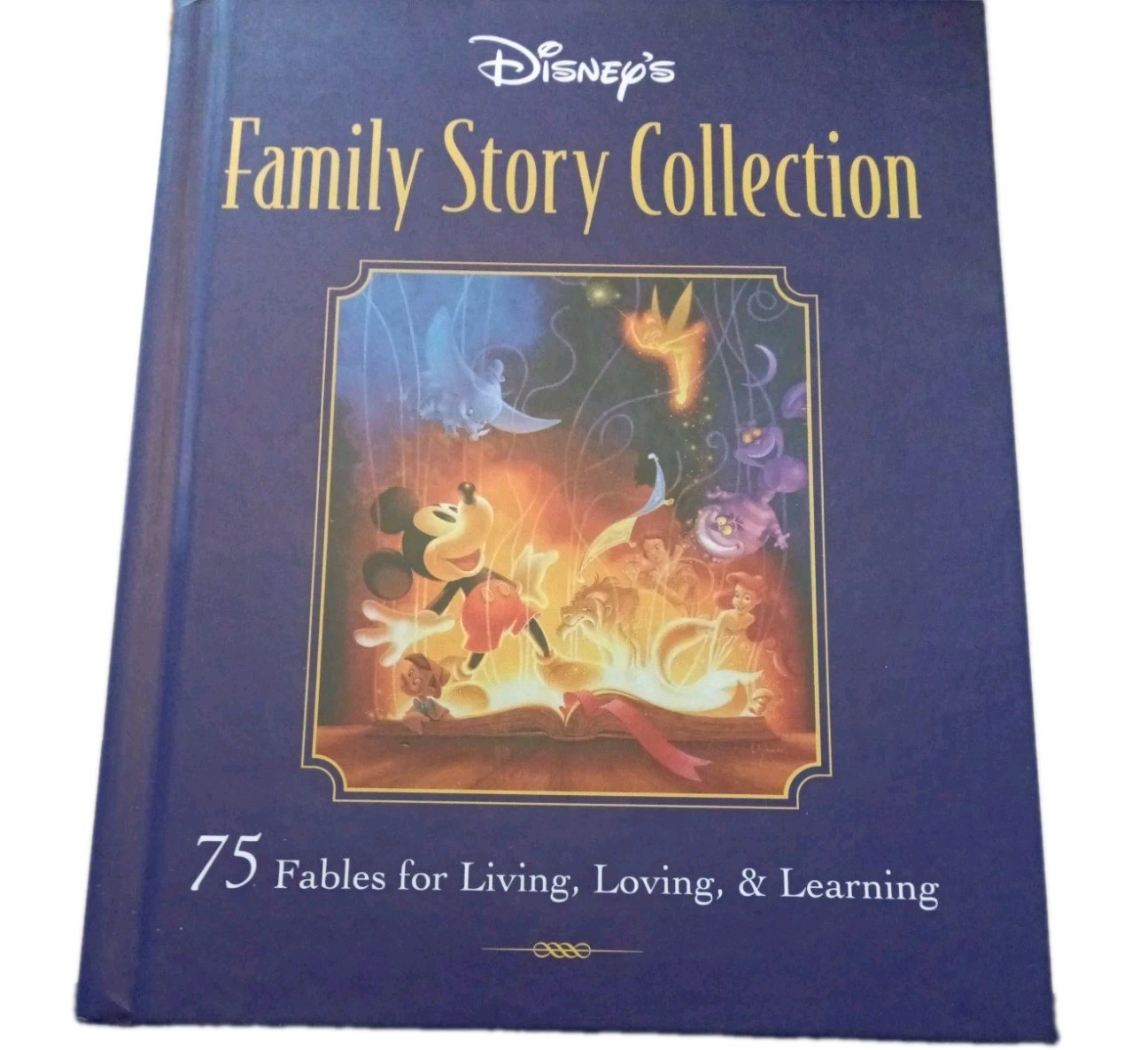 Disney Family Story Collection 75 Fables Hardcover Book 1998 First Edition
