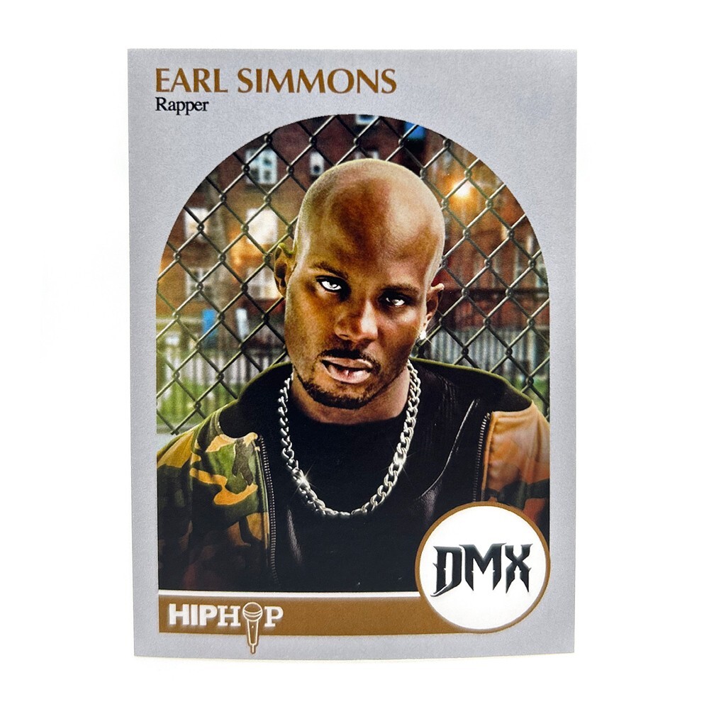 DMX Hip-Hop Trading Card 1990 NBA Hoops Design Style