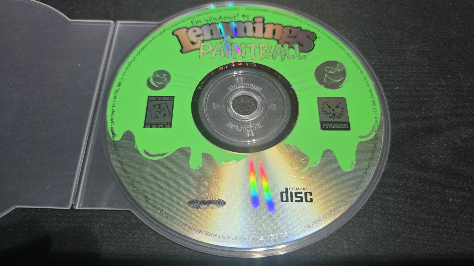 Lemmings Paintball Psygnosis PC Windows game MINT condition*