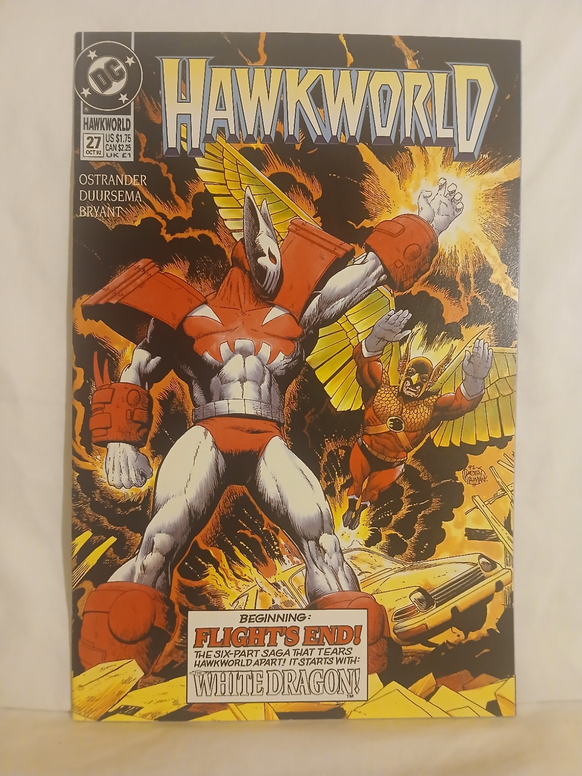 Hawkworld #27  1st Appearance of White Dragon  DC Comics 1992  Peacemaker 