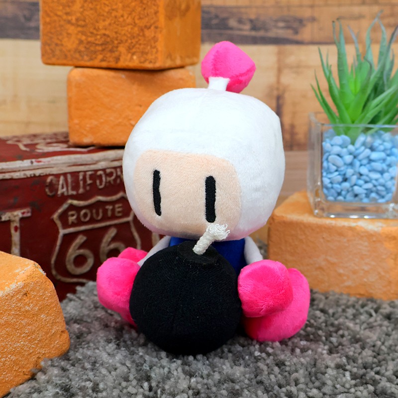 White Bomberman Plush 17.5cm Sun Arrow Japan Konami