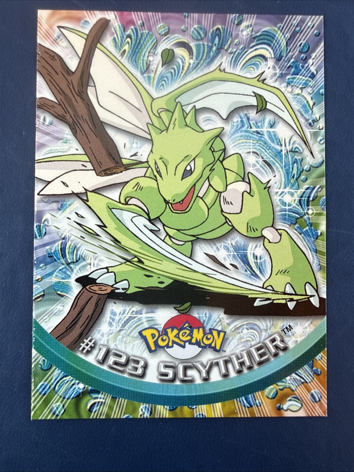 2000 Topps Pokemon #123 Scyther TV Animation Series 3 - NM/NP