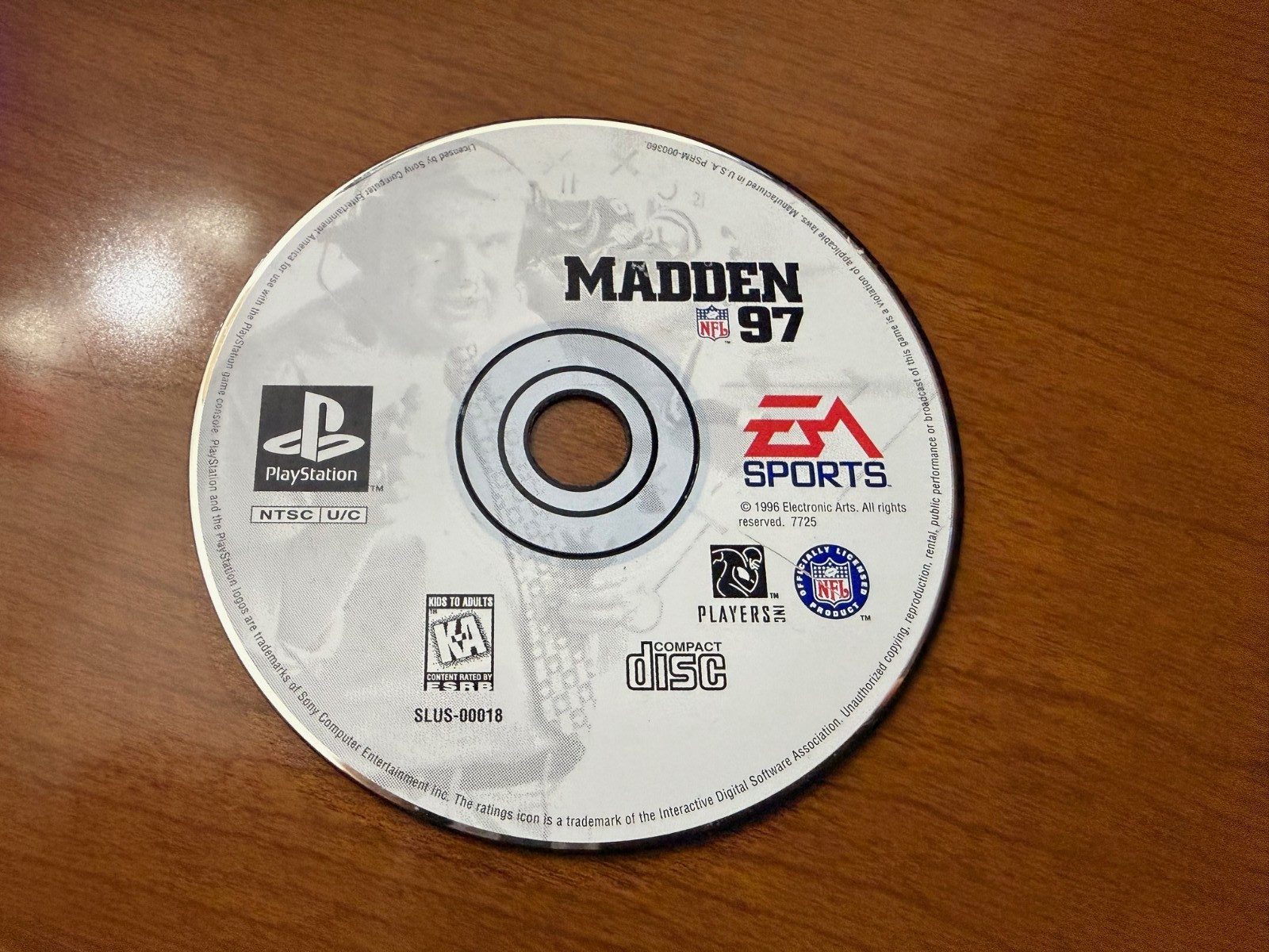 Madden NFL 97 (Sony PlayStation 1, PS1) NO TRACKING - DISC ONLY