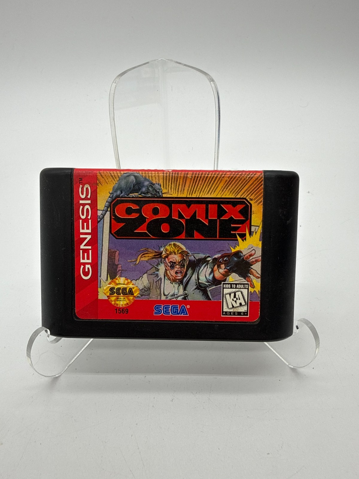 Comix Zone (Sega Genesis, 1995) Tested Working *Cartridge Only*