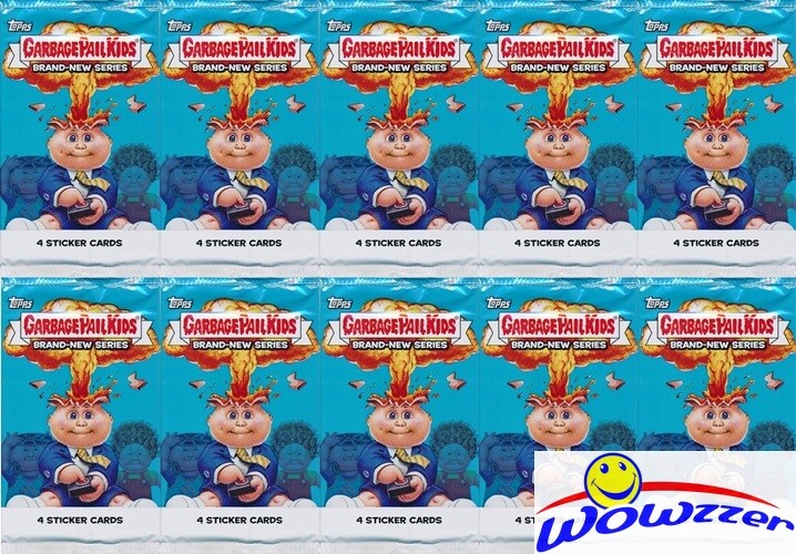(10) 2012 Topps Garbage Pail Kids Series 1 Factory Sealed Foil Packs Vintage