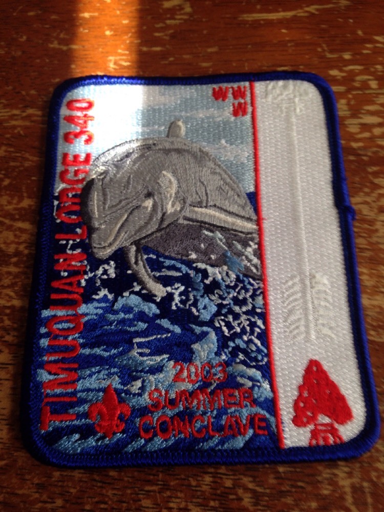 Timuquan Lodge #340 2003 Summer Conclave OA Order of the Arrow O-65