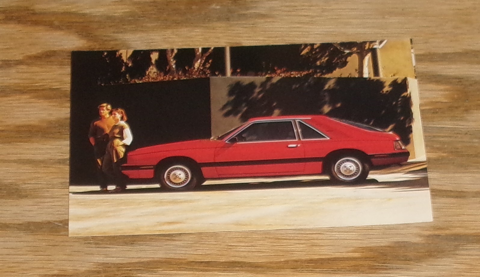 Original 1985 Mercury Capri Postcard 85
