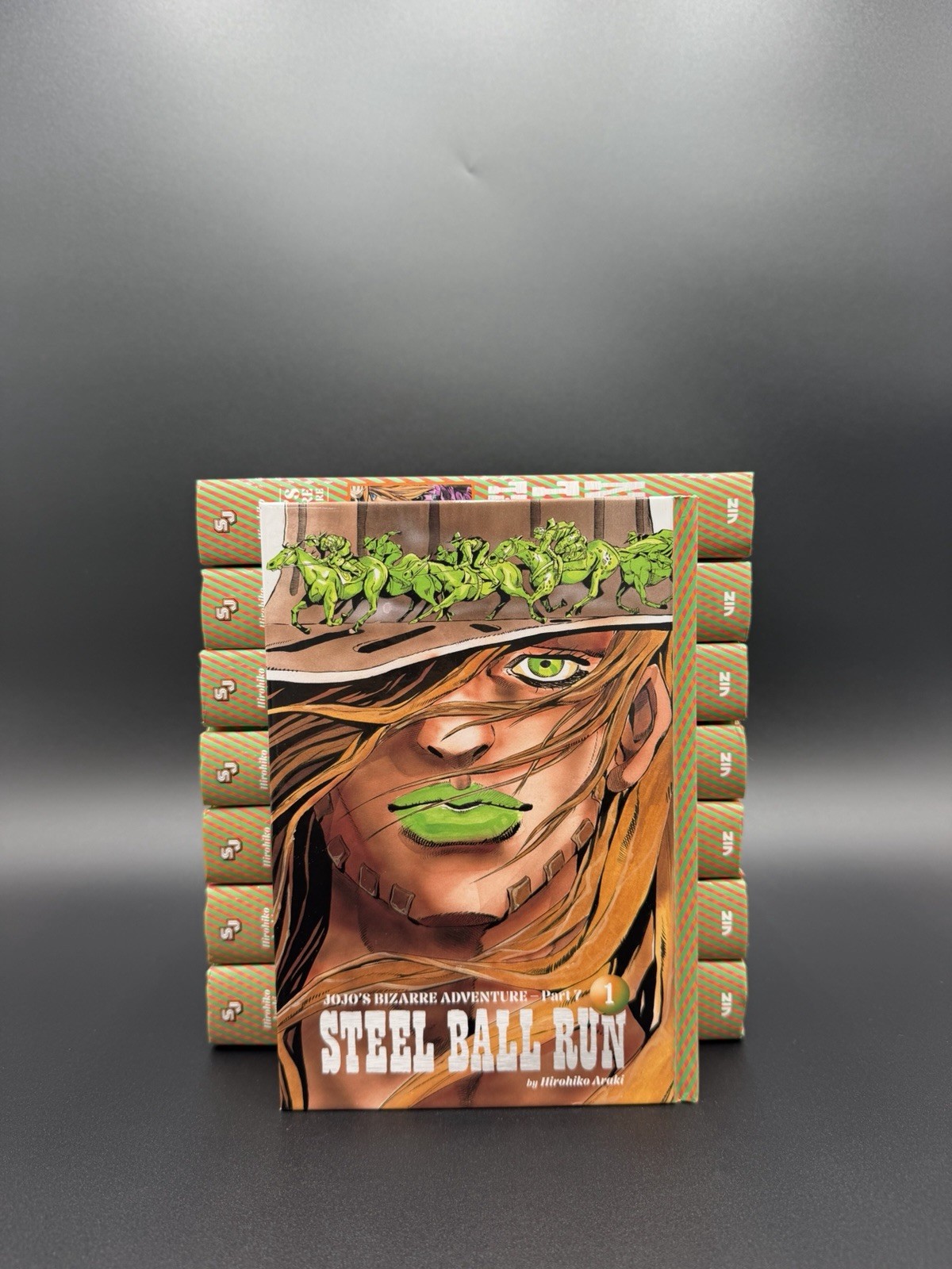 Jojo's Bizzare Adventure Part 7 Steel Ball Run Vol. 1-8 English Manga