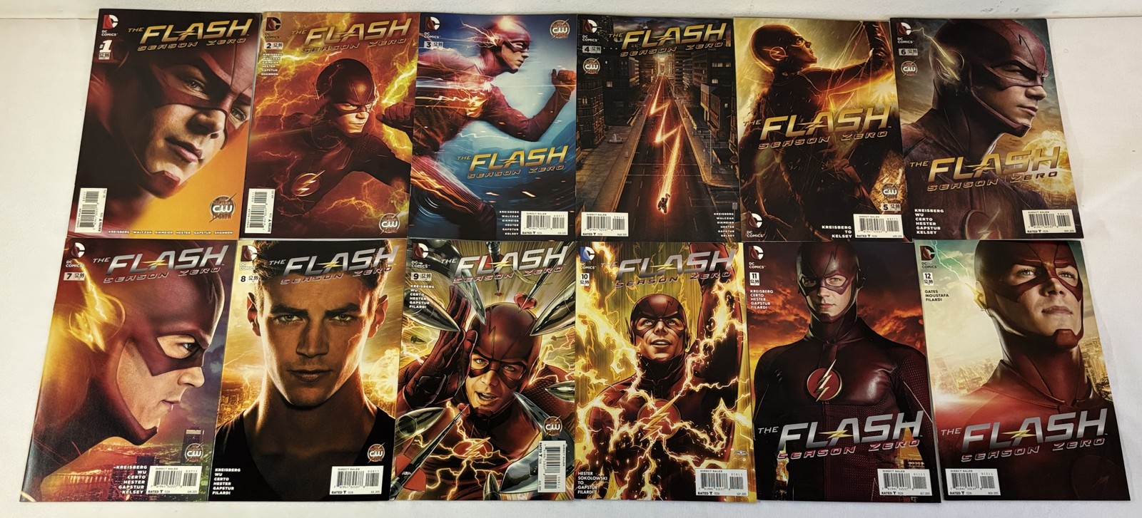 CW tv show comics THE FLASH SEASON ZERO #1 2 3 4 5 6 7 8 9 10 11 12 ~ FULL SET