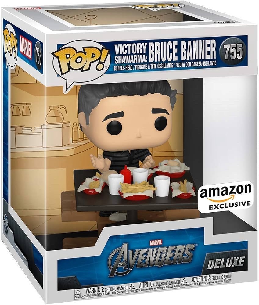 Funko Pop Deluxe: Marvel - Victory Shawarma: Bruce Banner - Amazon (Exclusive)