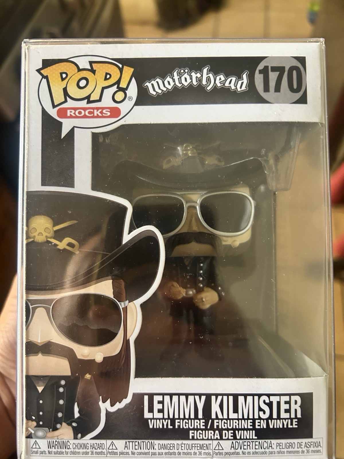 Funko Pop Vinyl: Motorhead Lemmy Kilmister #48 Brand New In Protector Box