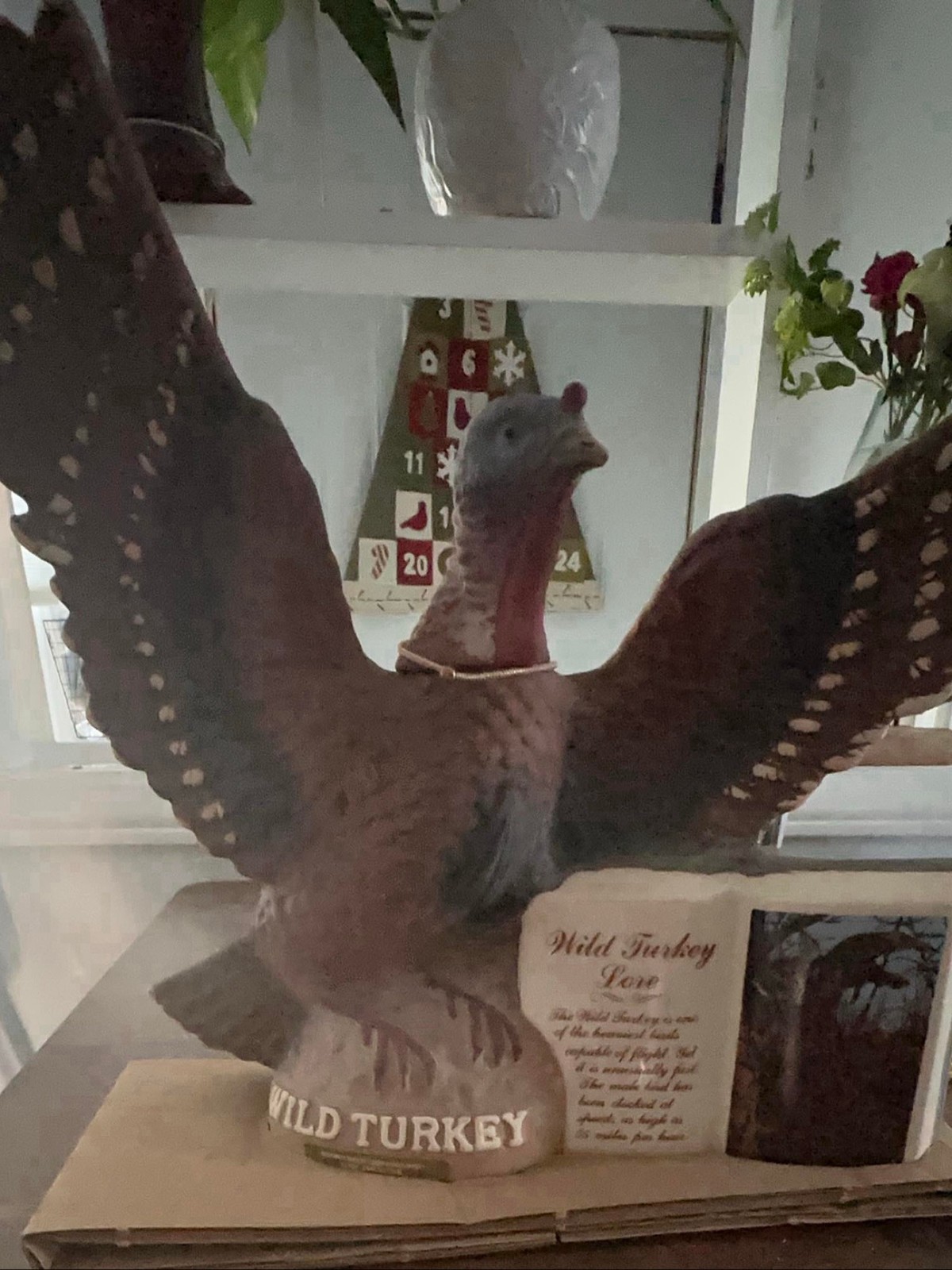 Vintage Austin Nichols Wild Turkey No.8 Limited Edition Ceramic Decanter Empty