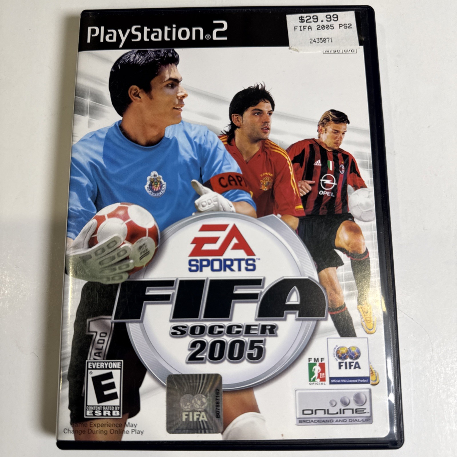 FIFA Soccer 2005 Sony PlayStation 2 PS2 2004 Black Label CIB