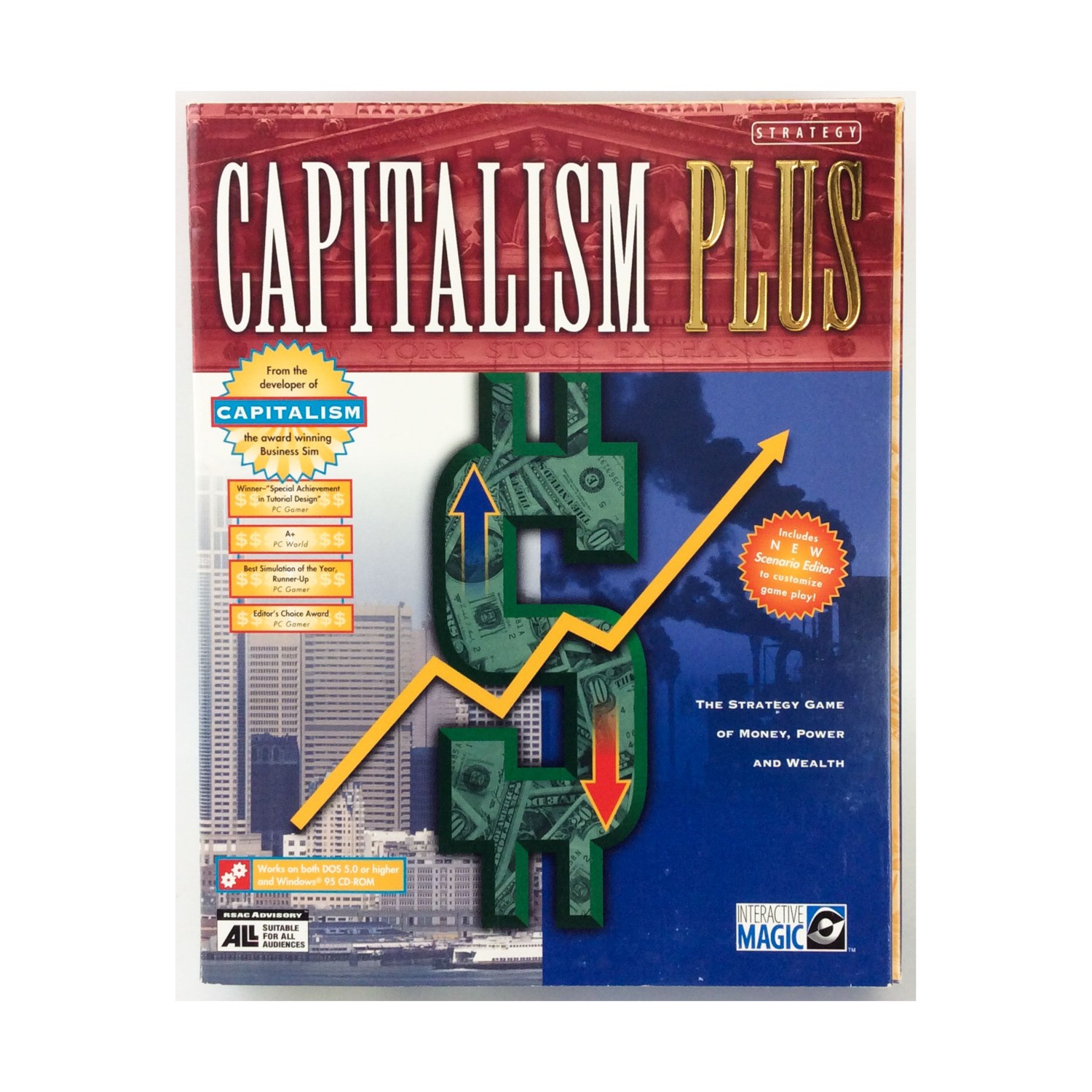 Smart Saver CD-ROM Capitalism Plus VG+/NM