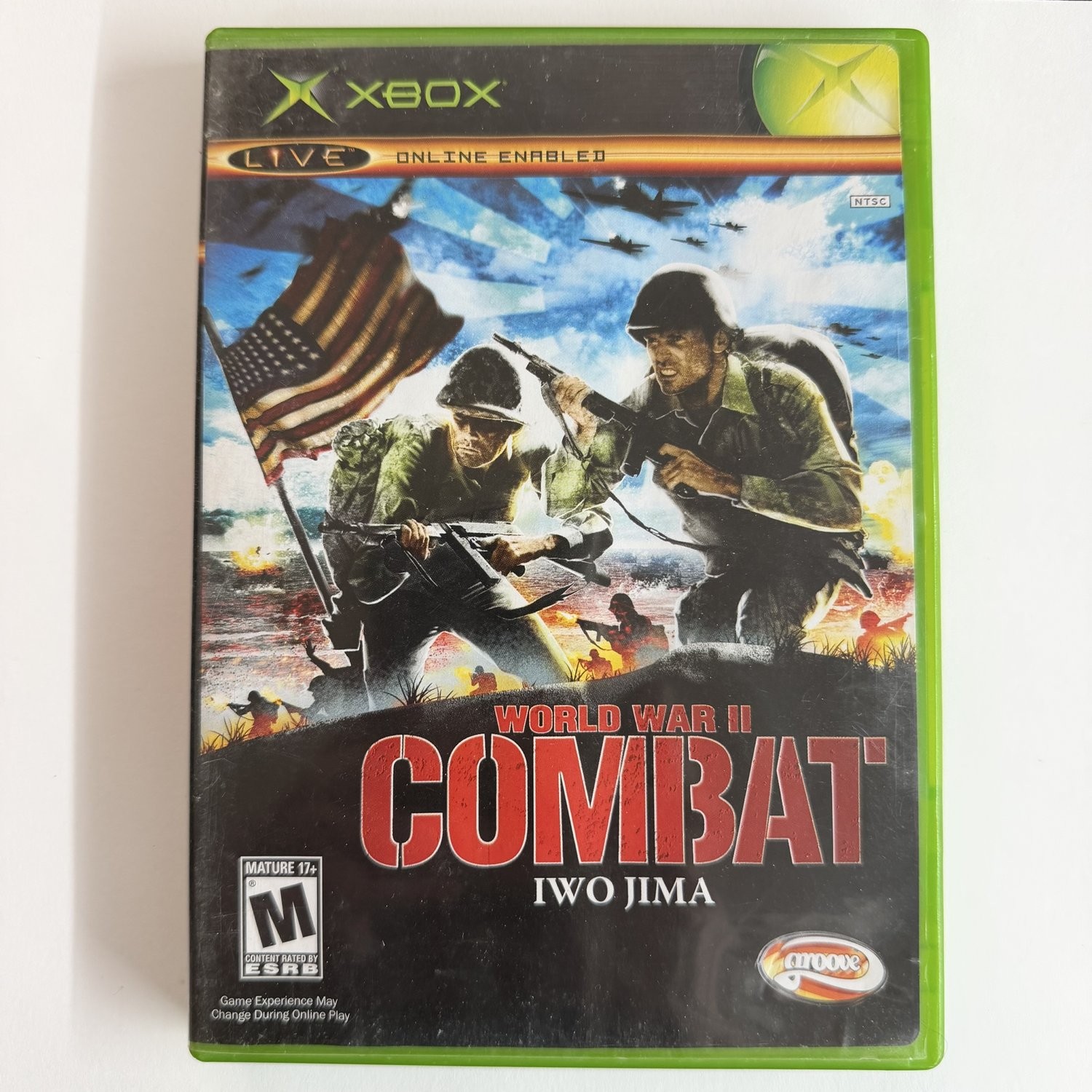 World War II WWII Combat Iwo Jima 2 (Microsoft Xbox) Complete
