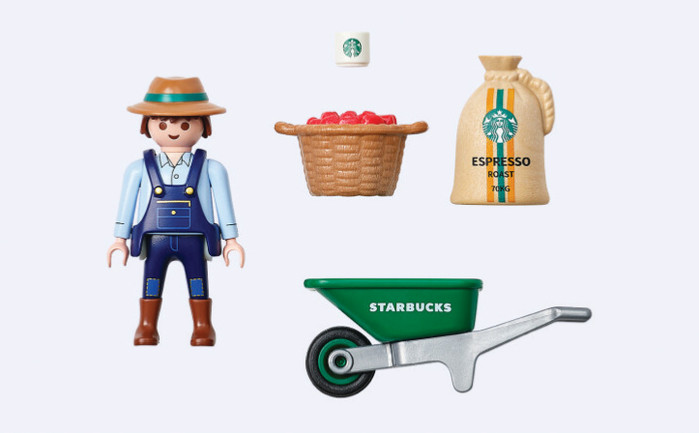 Starbucks Korea 2024 Playmobil Limited MEET THE BUDDY\'S MOMENT set NEW NWB OOP