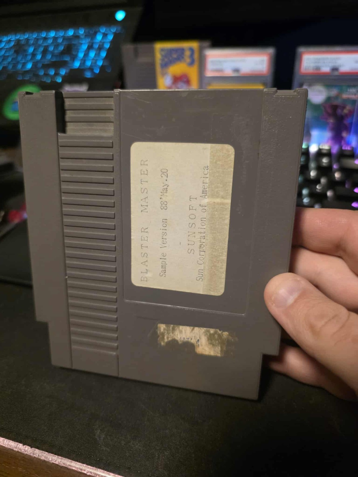 🧪 Blaster Master (NES) – Prototype / Sample Cartridge – Sunsoft 1988 – RARE 🧪