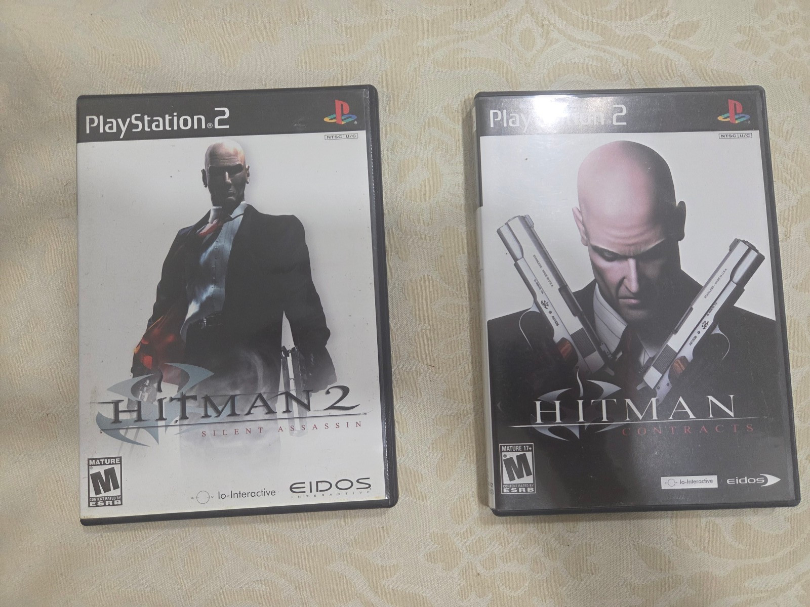Sony PS2 Hitman Bundle 2, Contracts COMPLETE with Reg Card for Contracts