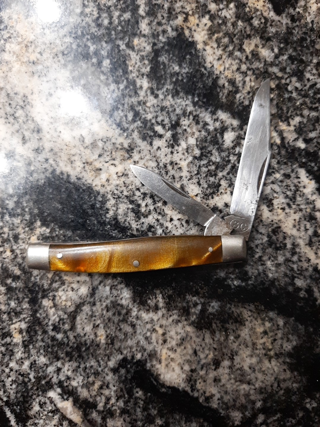 Rare 3C Stamp Cattaraugus Pocket Knife 22877