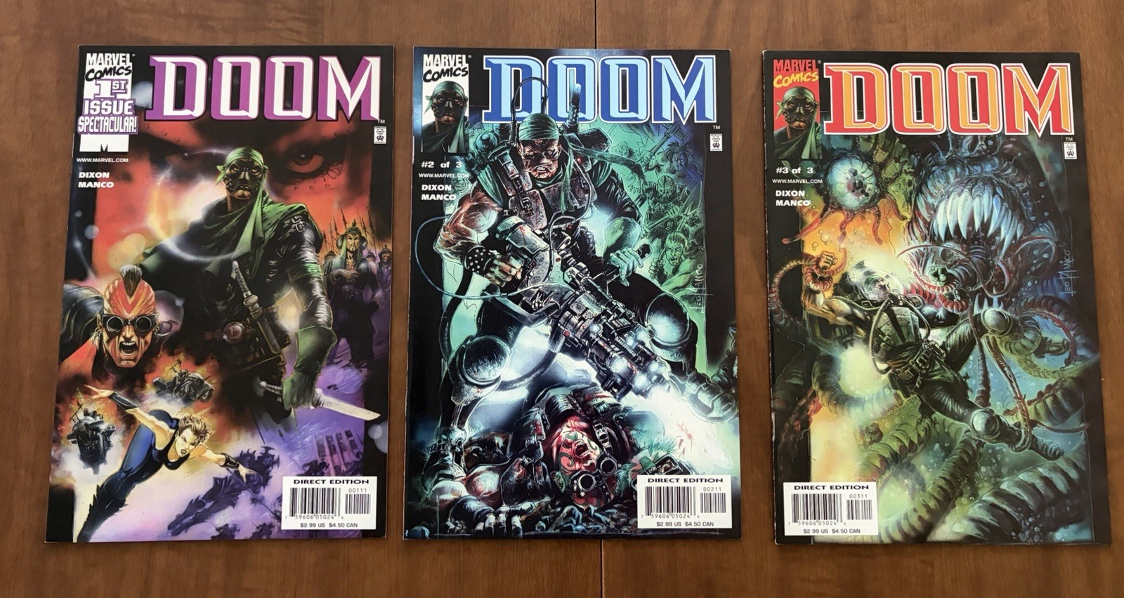 Doom #1–3 Complete Series (2000 Marvel) Doctor Doom Limited Series Chuck Dixon