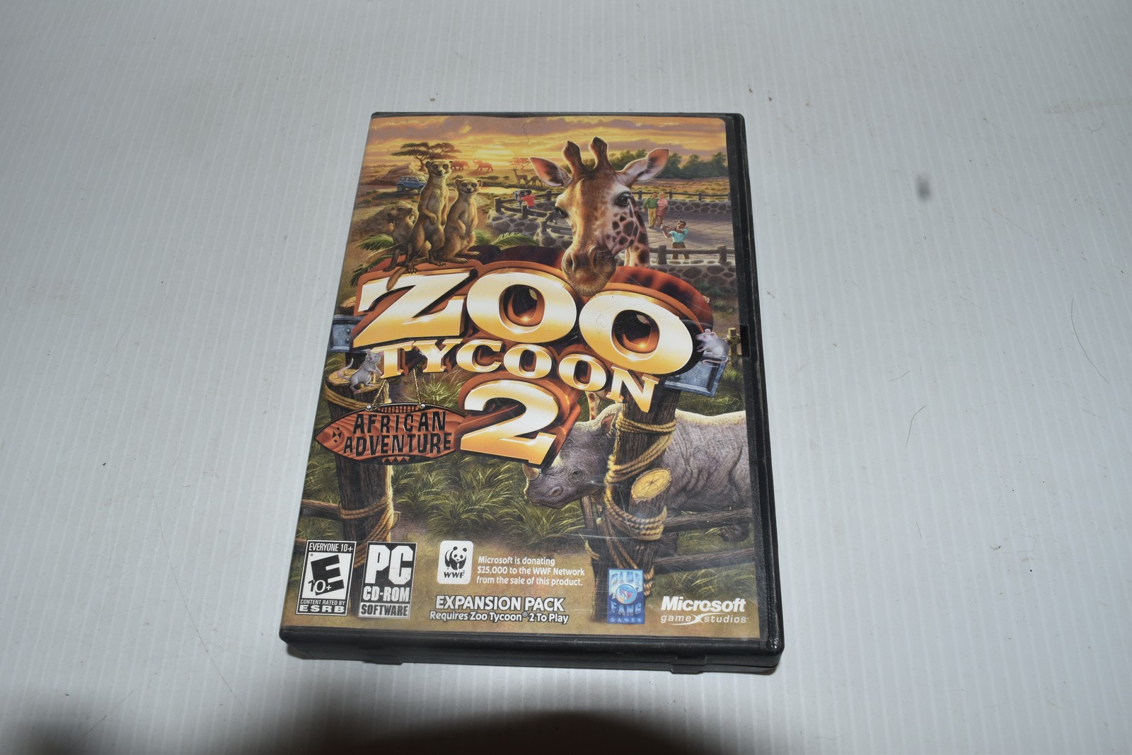 ZOO TYCOON 2 AFRICAN ADVENTURE EXPANSION PACK-  (OQK44)