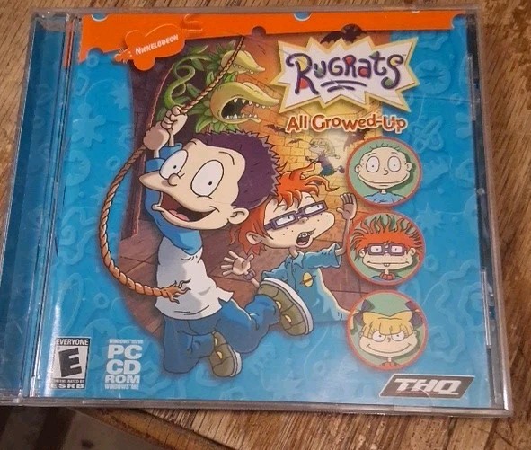 RUGRATS: ALL GROWED UP - PC CD-ROM - THQ, Rated E, Nickelodeon, Windows 95/98