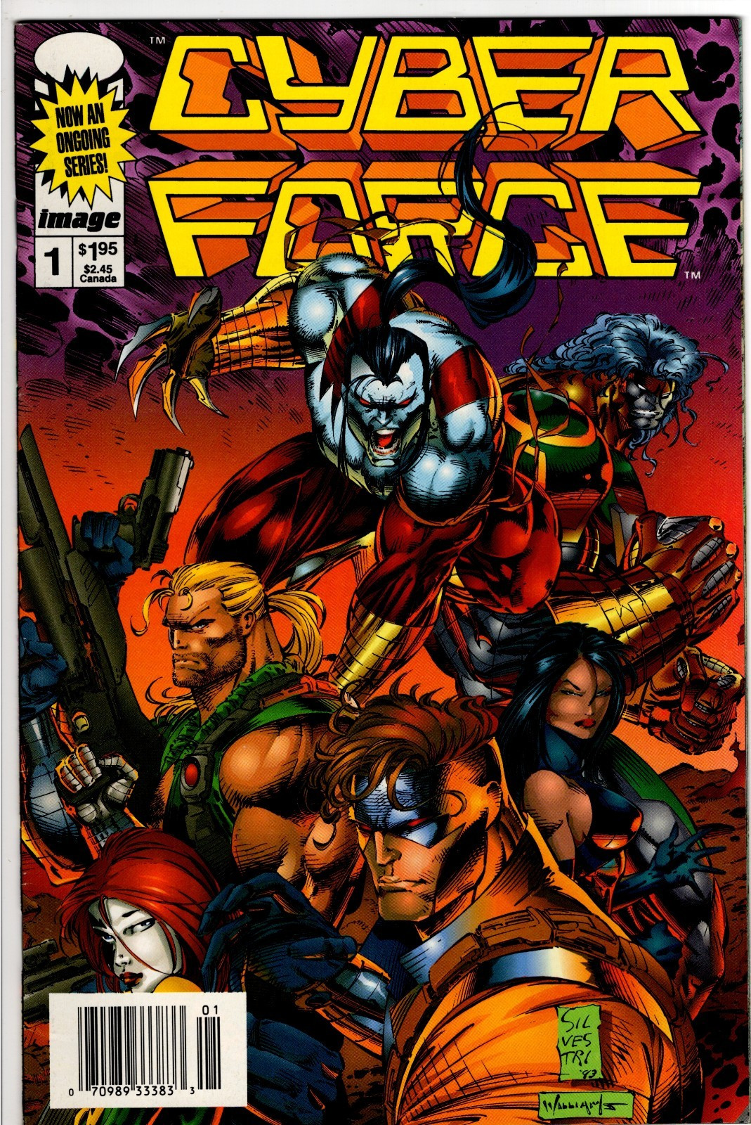 CYBERFORCE #1 (1993): Newsstand: VF