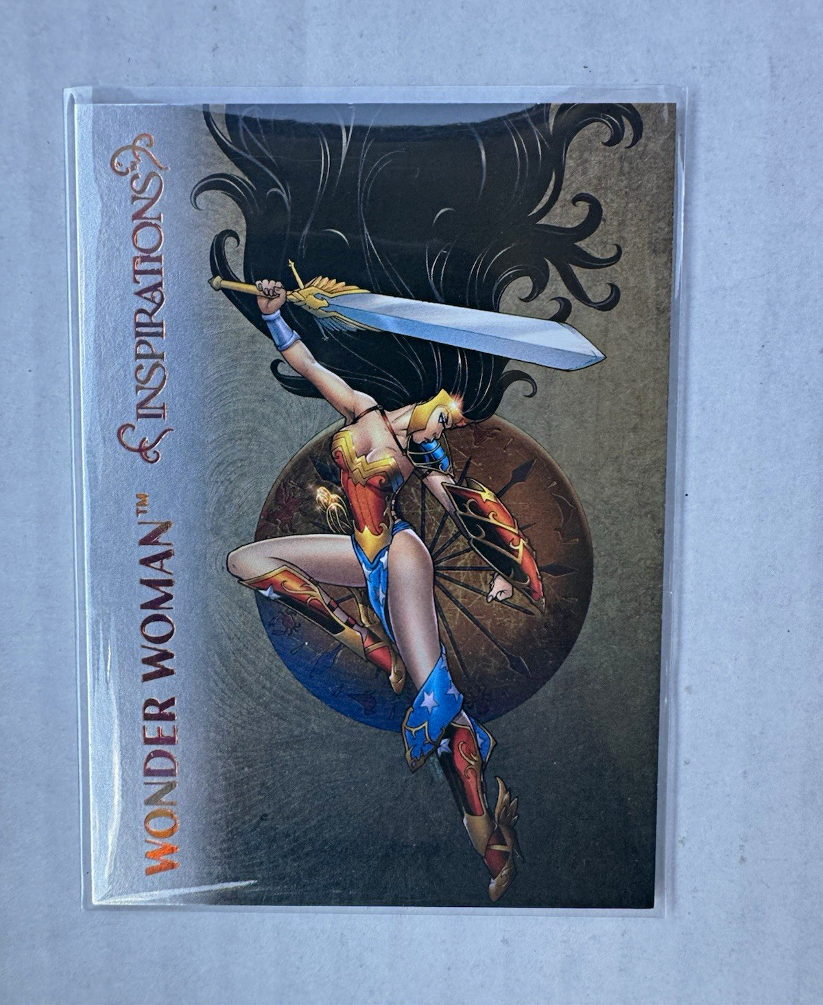 Upper Deck Inspirations World of DC Wonder Woman #38 Matte Foil Bronze 172/249