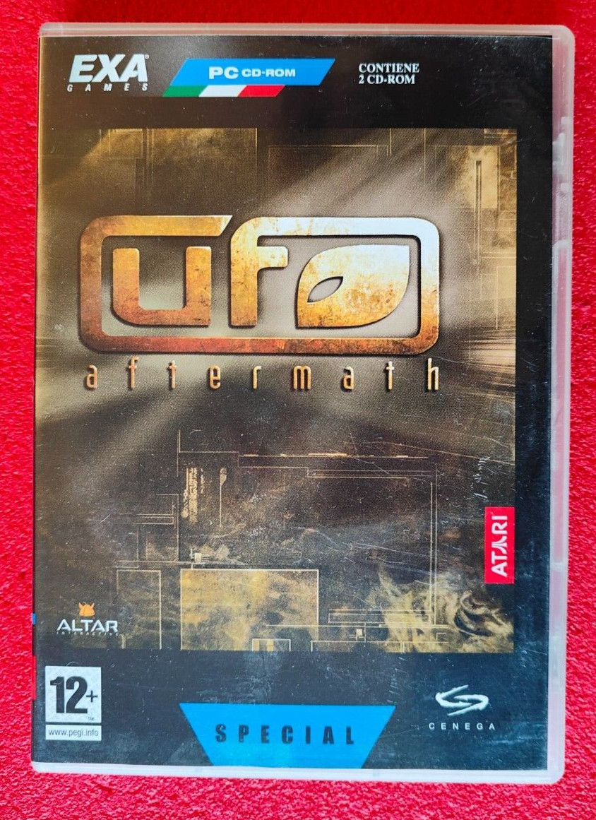 PC CD-ROM - SPECIAL UFO AFTERMATH 2003 - ATARI EXA GAMES VIDEO GAME CENEGA ALTAR