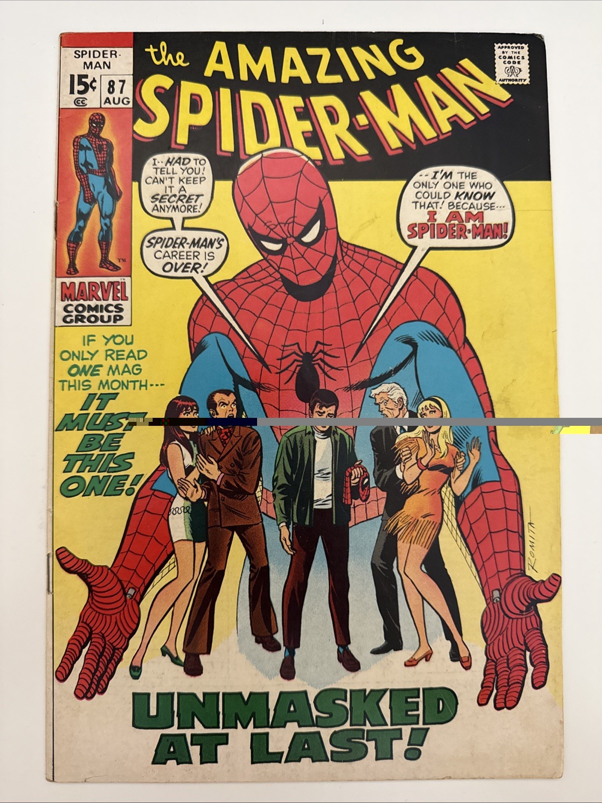 The Amazing Spider-Man #87 (Marvel Comics 1970) 🔥 BEAUTIFUL MID GRADE 🔥￼