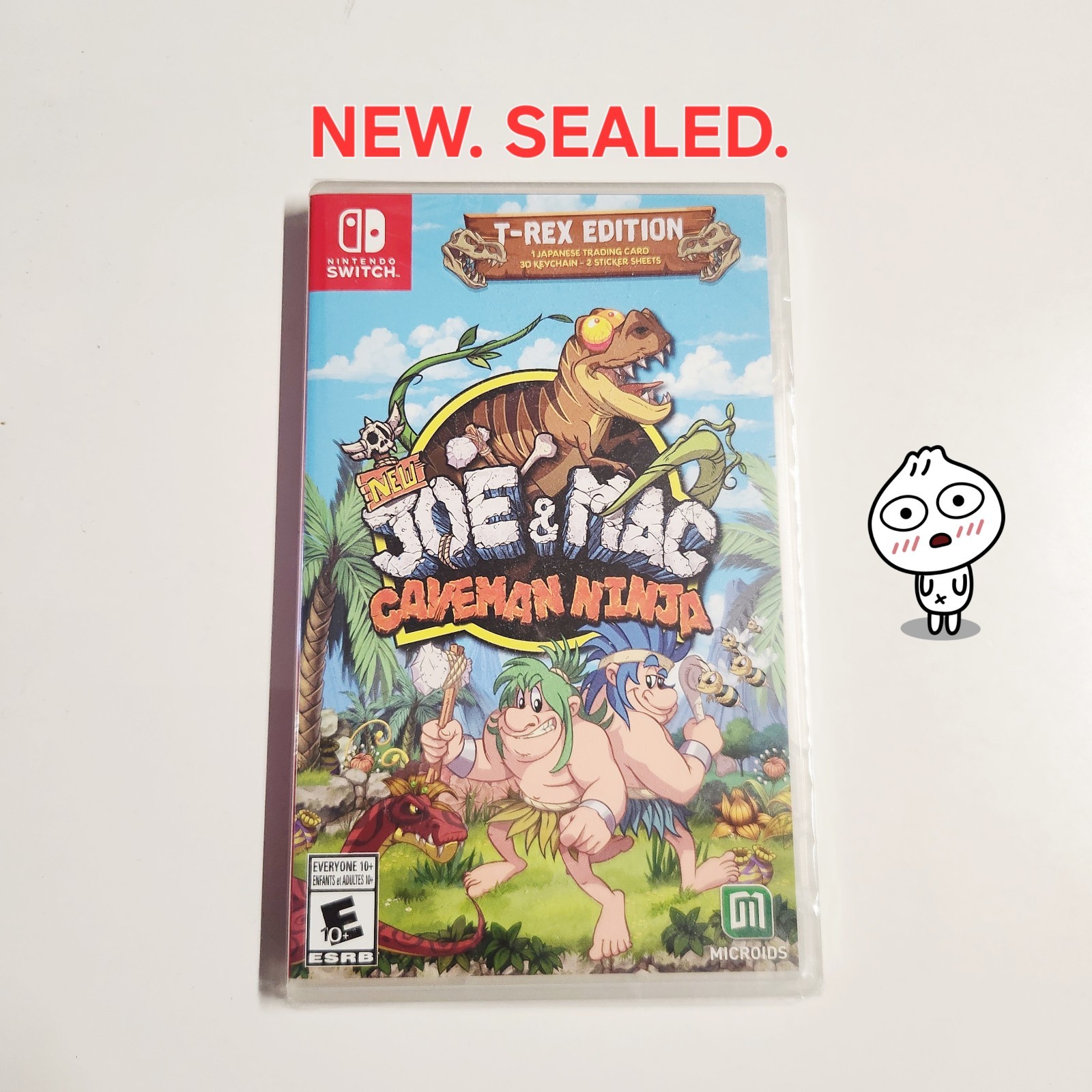 Switch New Joe and Mac: Caveman Ninja T-Rex Edition - NEW 