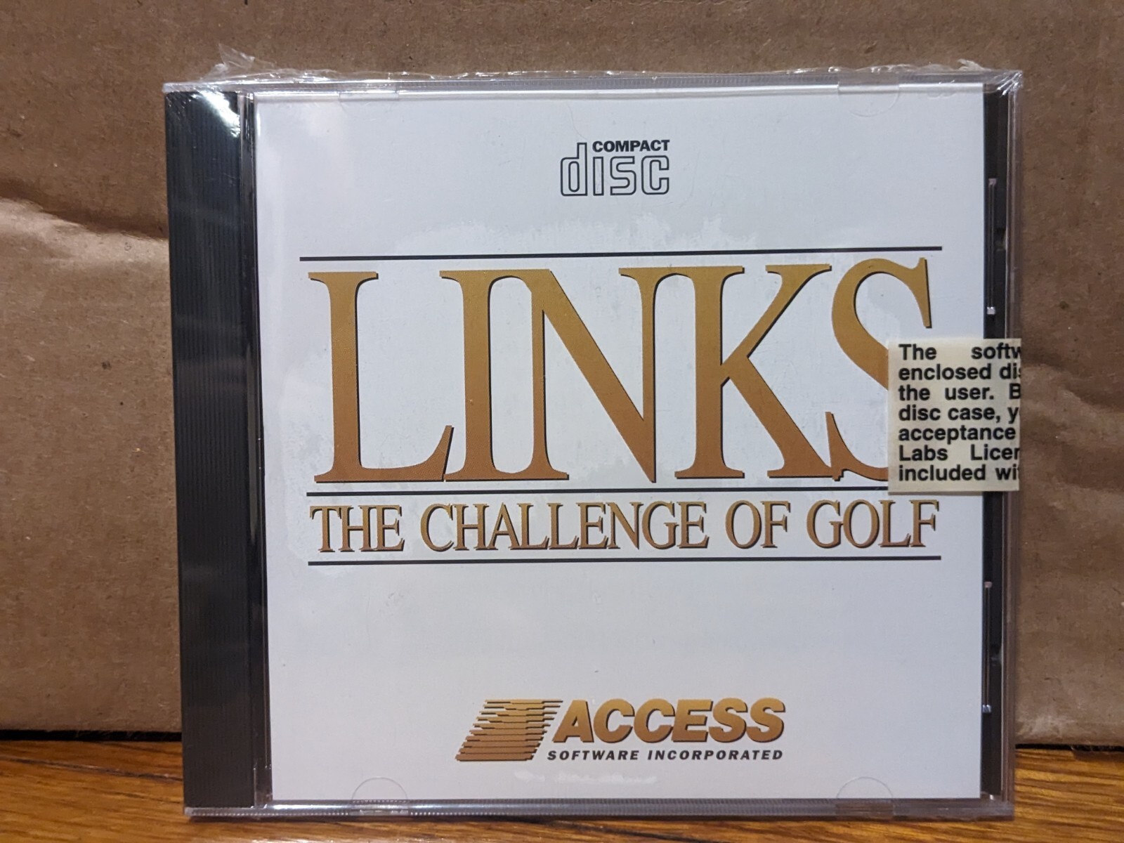 1992 Links: The Challenge of Golf PC CD Game