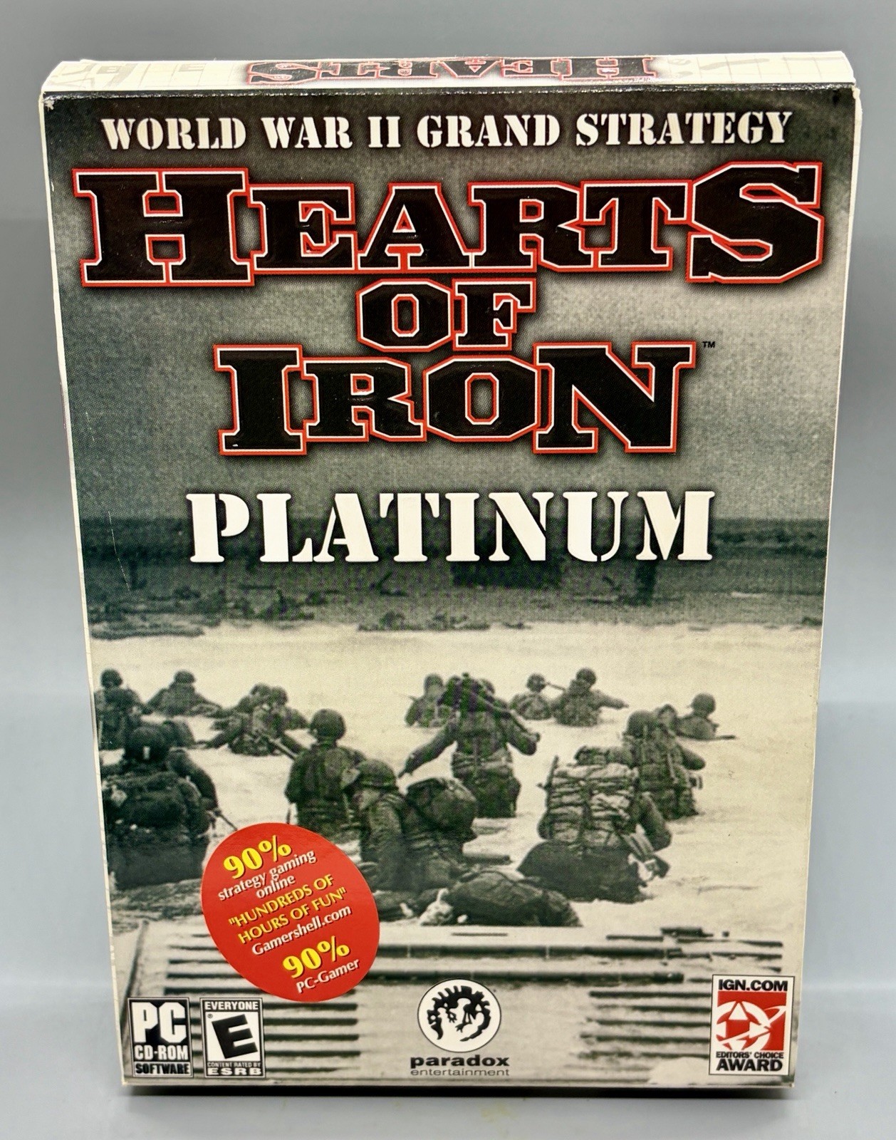 Video Game PC Hearts of Iron Platinum NEW SEALED Box