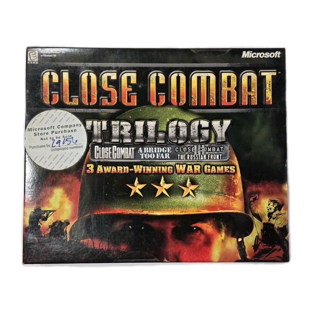 Close Combat Trilogy PC Big Box FACTORY SEALED - Microsoft Company Store Variant