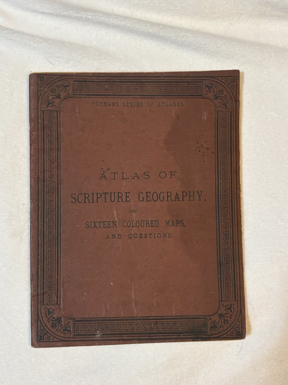 Antique 1874 Atlas of Scripture Geography G.P. Putnam's Sons 16 Coloured Maps