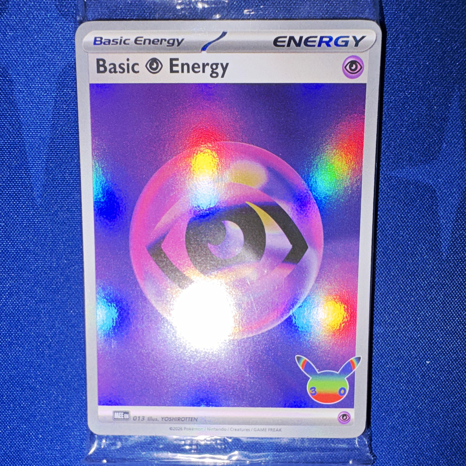 The Pokémon Company Pokemon TCG Basic Psychic Energy pack Holo EN 2026
