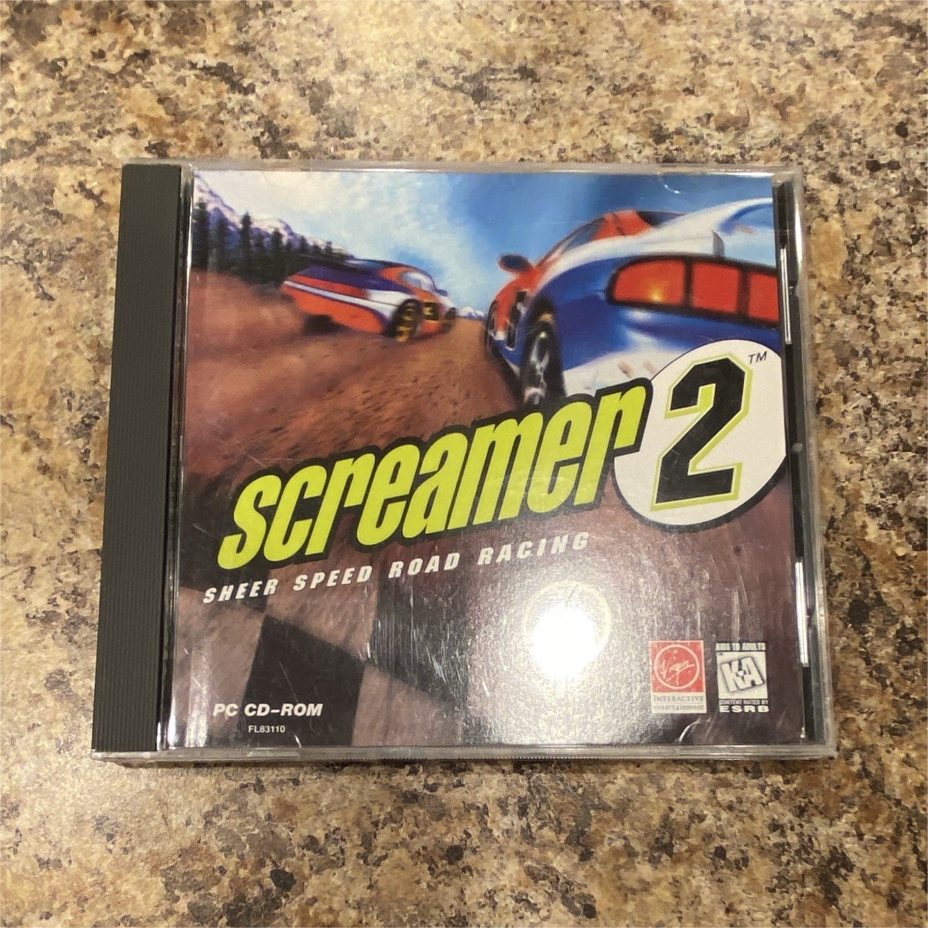 Virgin Interactive Screamer 2 (PC) CD-ROM K-A Racing Road Racing Screamer