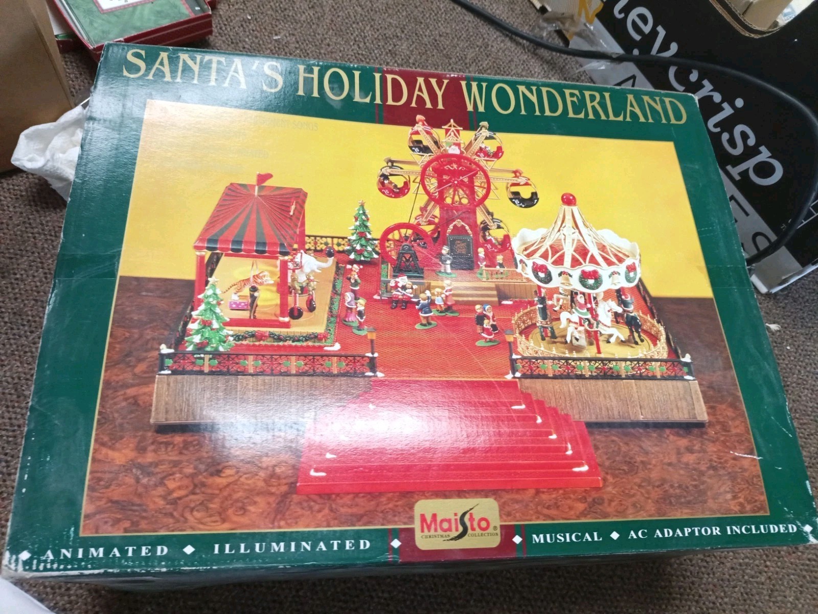 Vintage Maisto #63037 Santa's Holiday Wonderland Christmas Musical WORKING (CE) 