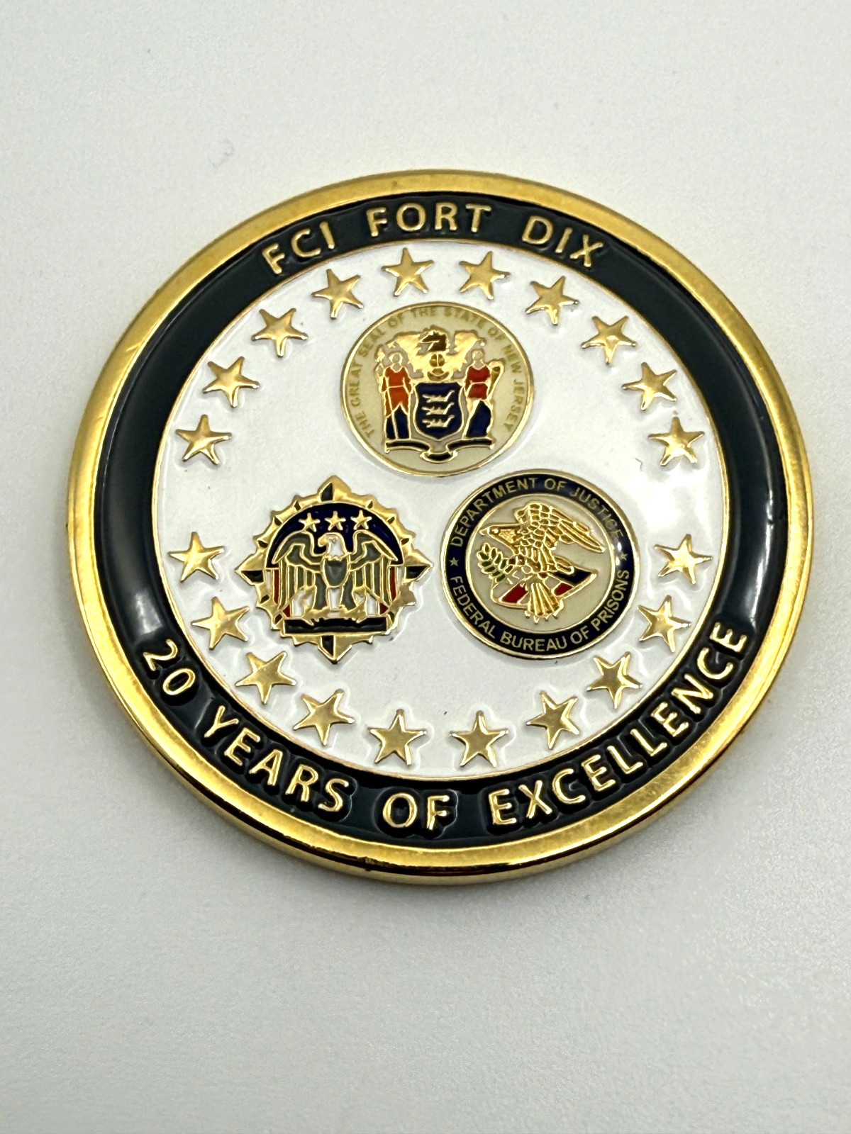 G13 Federal Bureau of Prisons FCI Fort Dix Correctional Institute Challenge Coin