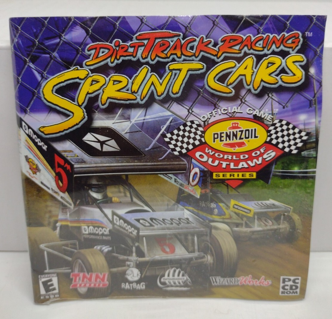 Dirt Track Racing: Sprint Cars Official Game - PC CD ROM Sealed -  
