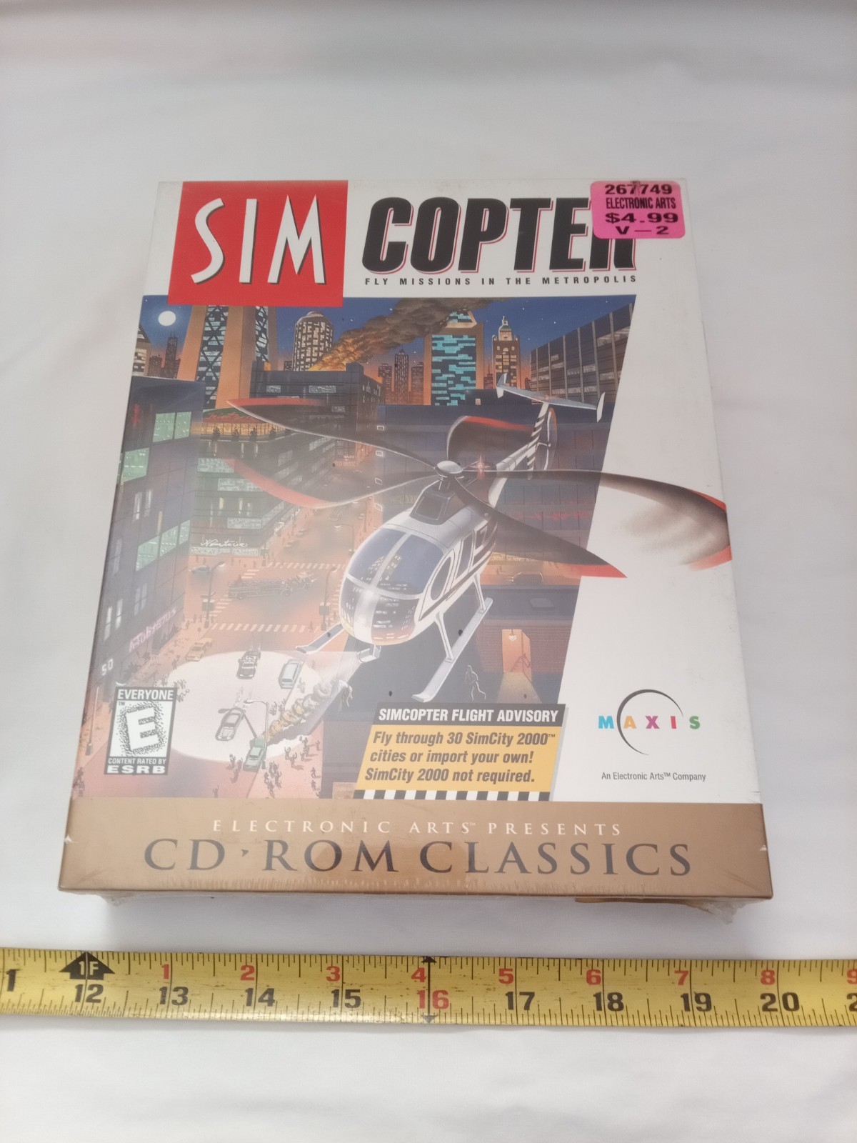 SIM Copter | PC, 1996 | Big Box | COMPLETE, SEALED.