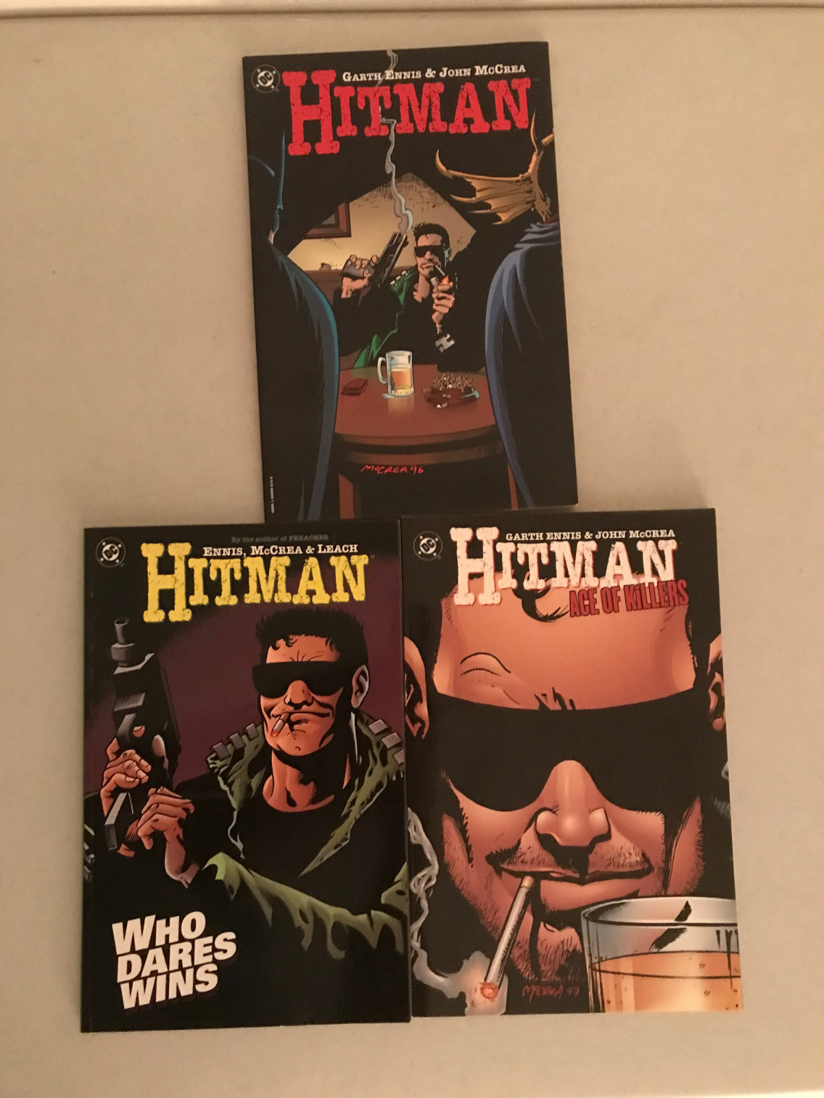 Hitman TPB Lot: Rage in Arkham (2nd Ptg), Ace of Killers (1st), Who Dares Wins 