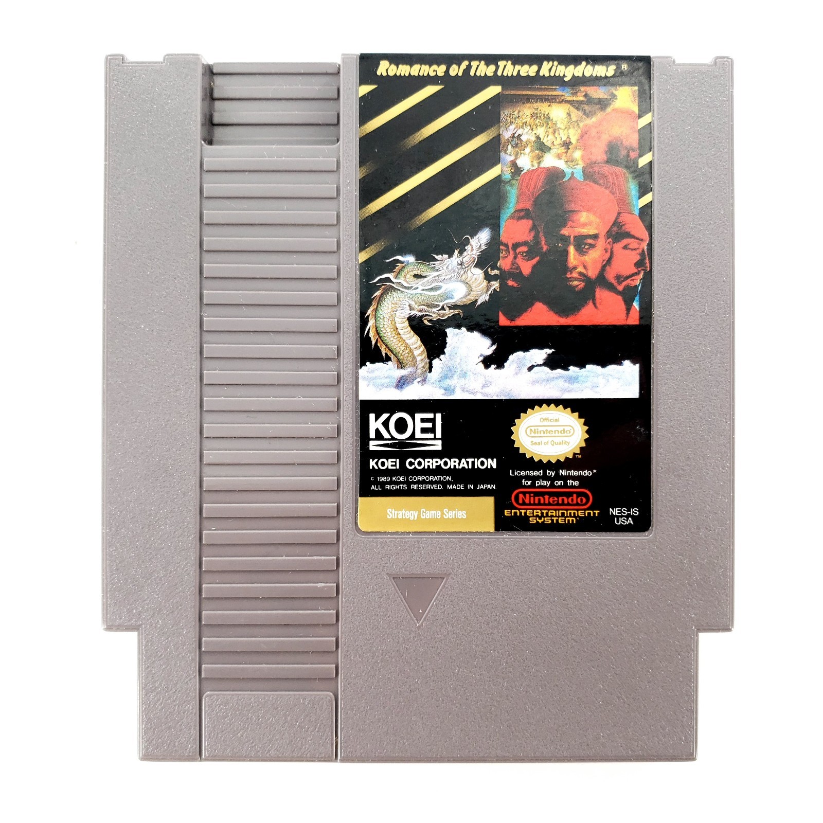 Romance of the Three Kingdoms (Nintendo NES, 1989) Authentic Tested