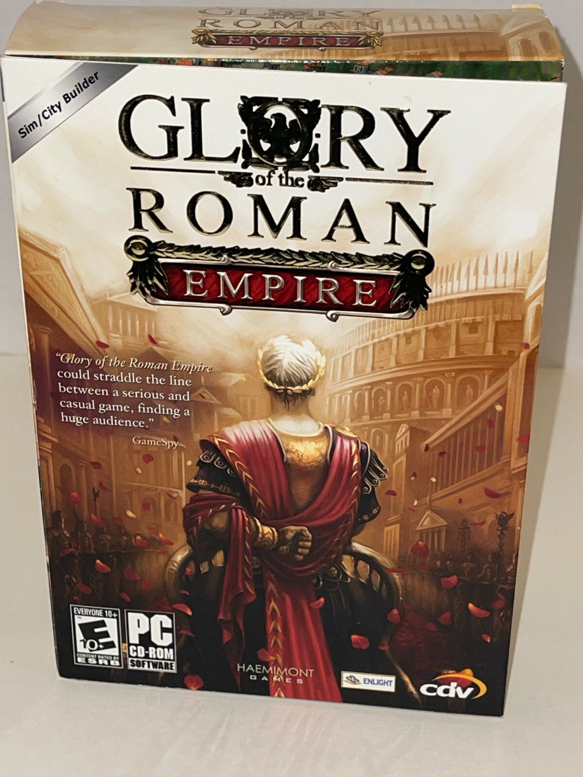 Glory of The Roman Empire PC 2006 NTSC CIB NIB Medium Box NEW