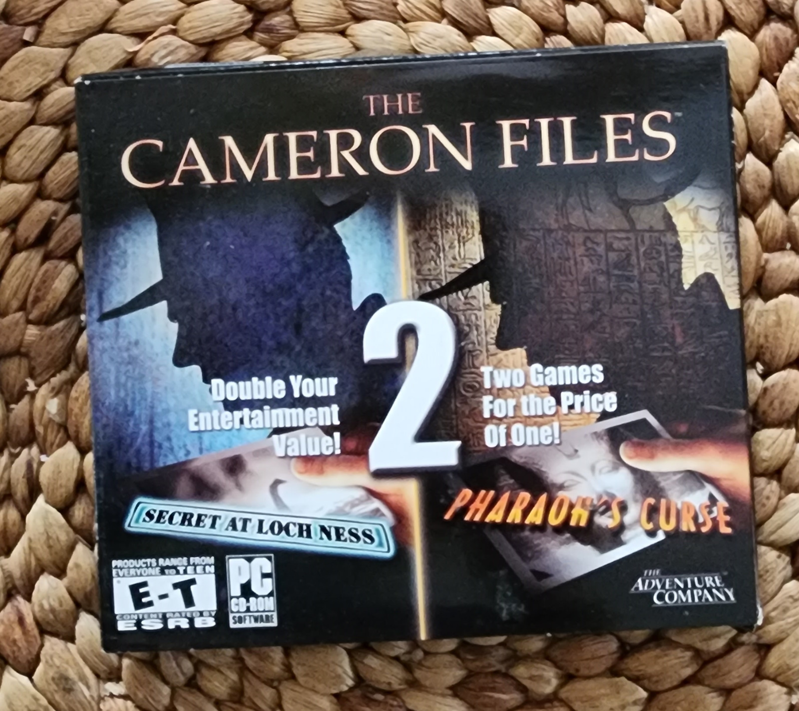 The CAMERON FILES (2002) PC NEW Pharoahs Curse & Secret Loch Ness SEALED/NEW