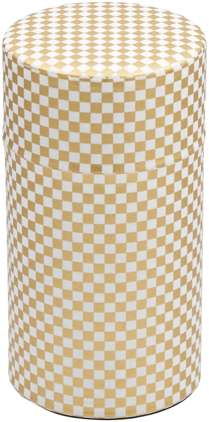 Yamako Pokkan a Japanese Tea Tin Canister, Air Tight, Double Lid, 200g Tea Ca...