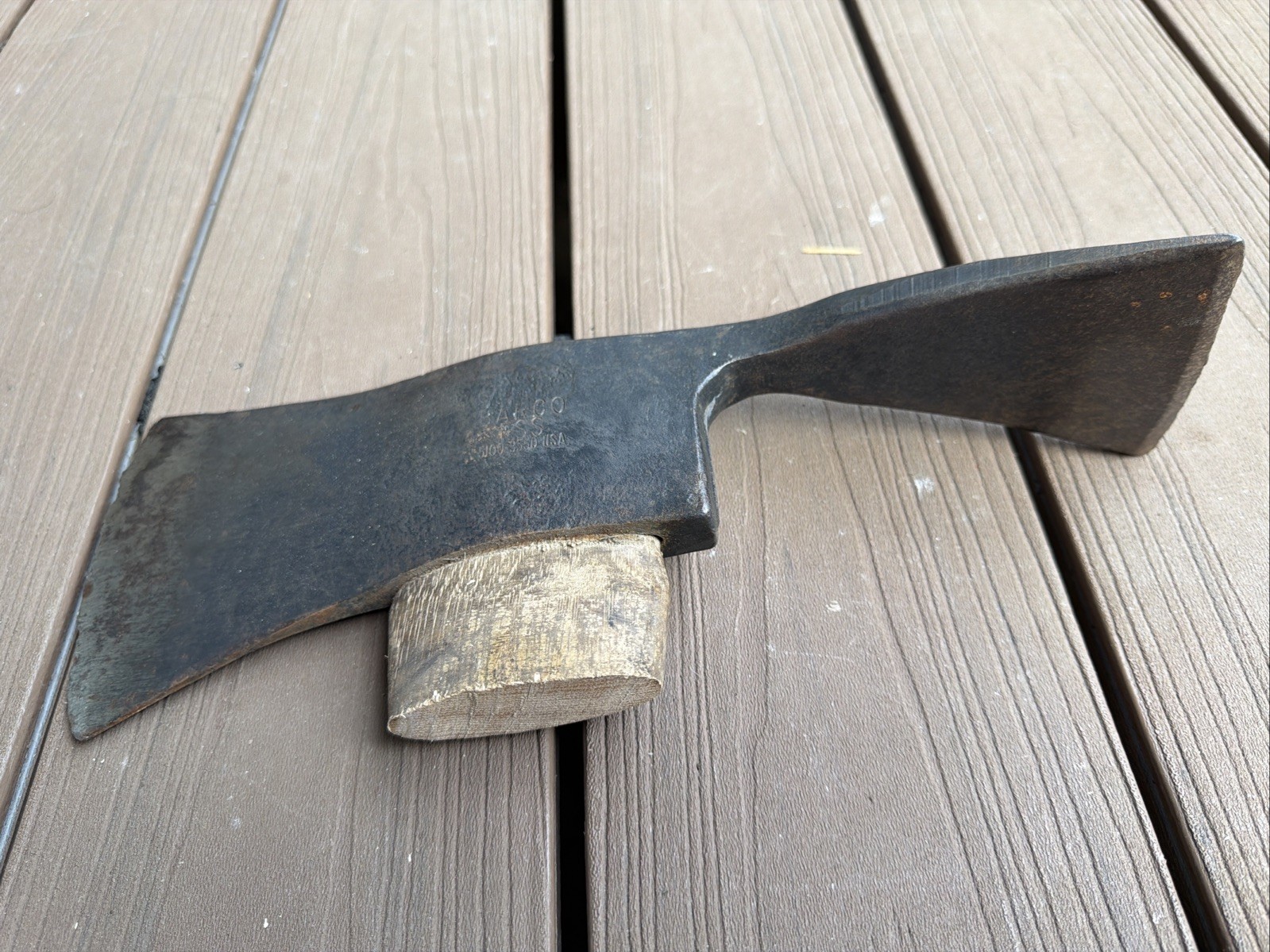 Barco FSS Pulaski 5100-355D US Forest Service Fire Axe Head USA 4lb Vintage