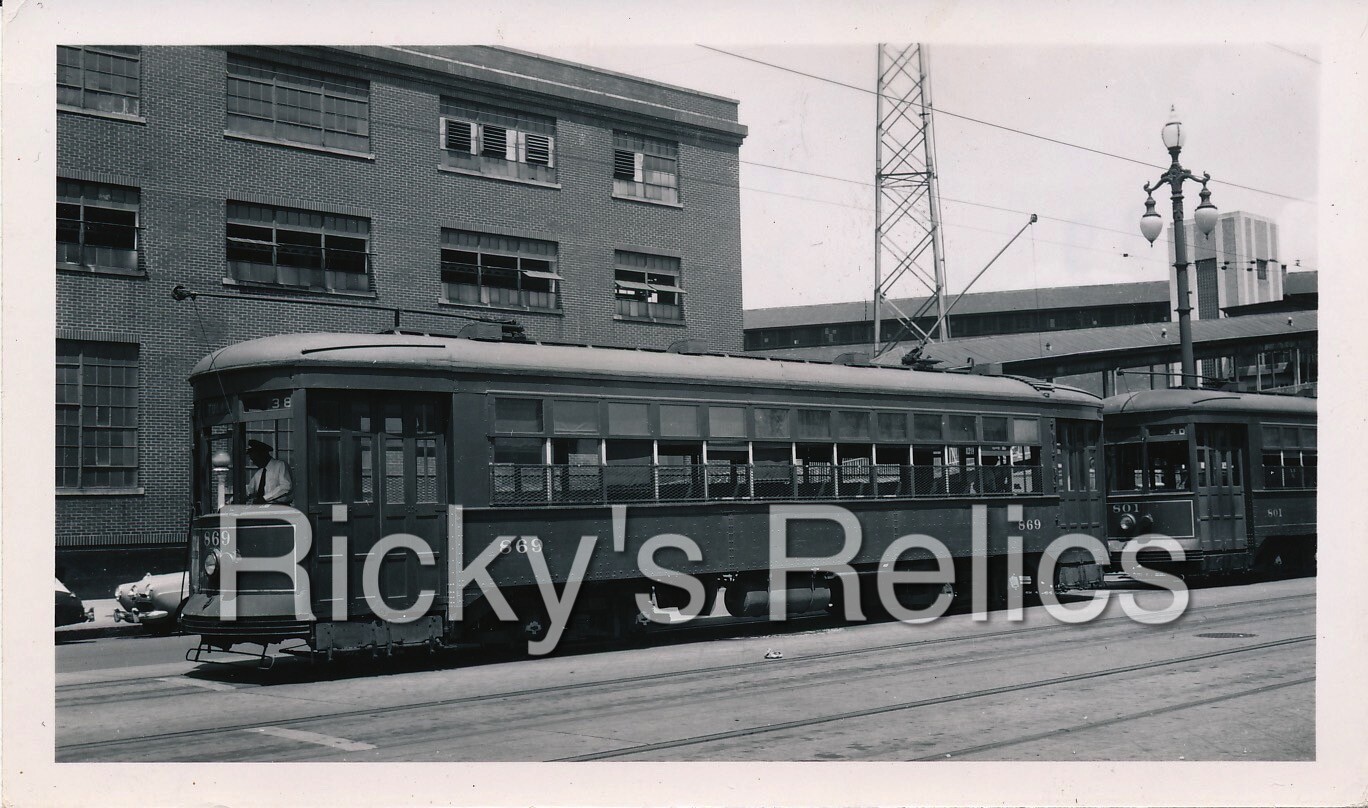 B&W Photo New Orleans Public Service Co #869/801 New Orleans LA 1950 Terminal