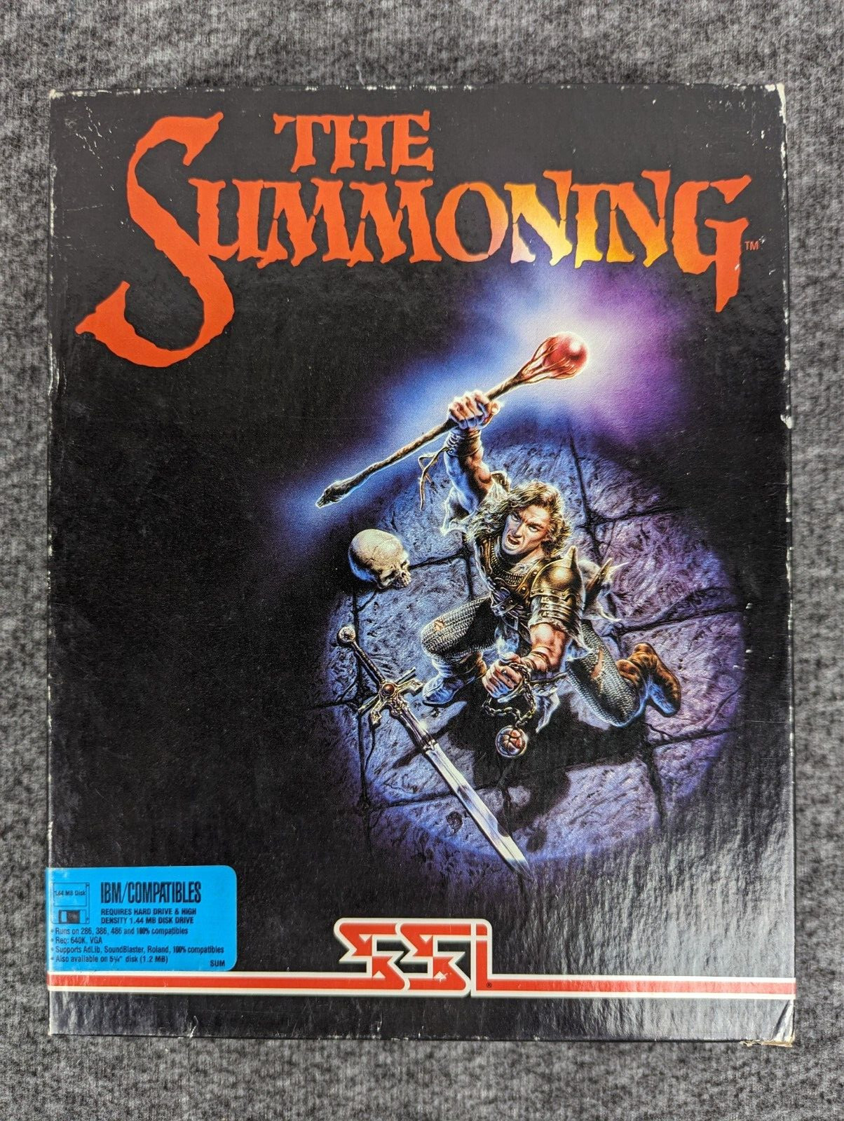 Vintage PC Game: The Summoning Big Box 1992 SSI Rare U.S. Version 3.5