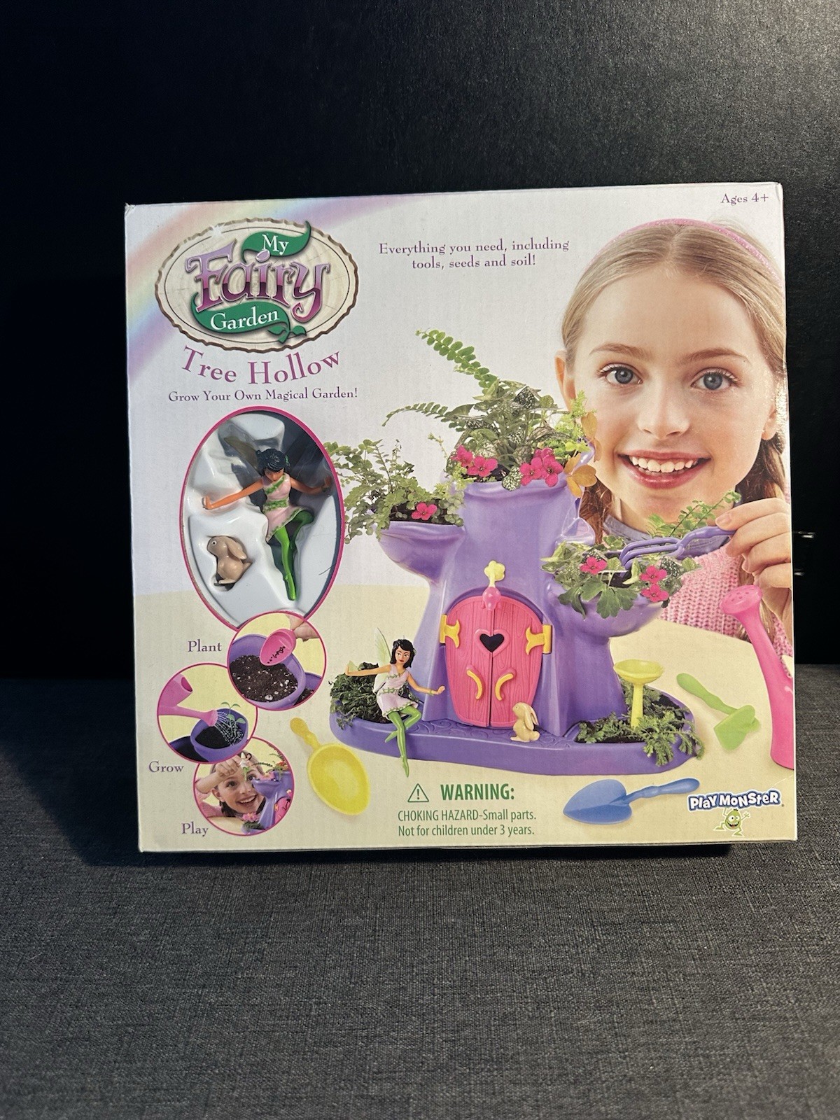 My Fairy Garden Tree Hollow PlayMonster 2016 Complete Open Box Fairy Growing Kit